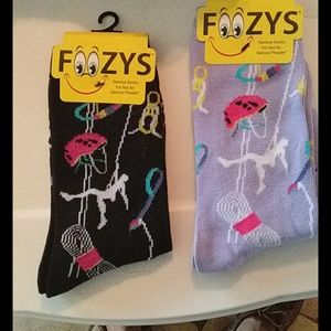 Foozys Socks 2 pair item # 142 Rock Climbing